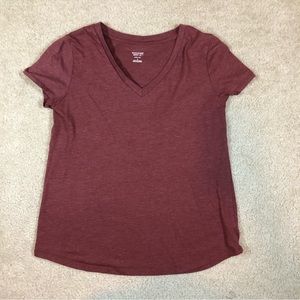 Maroon Mossimo Short Sleeve Tank
